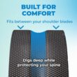 Chirp Wheel Foam Roller - Targeted Back Foam Roller for Neck & Back Pain Relief, Deep Tissue Muscle Massage