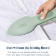 Nori Press Travel Steam Iron - Handheld Iron With Optional Steam Feature - No Ironing Board Required - Green