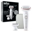 Braun Epilator Silk-épil 9, Hair Removal Device, Women Shaver & Trimmer, Pivoting Head, Wet and Dry Epilator, SES9-030