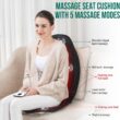 Snailax Vibration Back Massager with Heat, Massage Seat Cushion with 6 Vibrating Motors and 2 Heat Levels Snailax Vibration Back Massager with Heat, Massage Seat Cushion with 6 Vibrating Motors and 2 Heat Levels