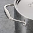 Tramontina Tri-Ply Clad Stainless Steel 12-Piece Cookware Set with Lids, Pots and Pans Kitchen Set