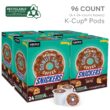 The Original Donut Shop Snickers Coffee, Keurig Single Serve K-Cup Pods, Flavored Coffee, 96 Count (4 Packs of 24)