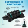 Chirp RPM Rolling Percussive Massager, Percussive Therapy, Whole Body Relief, Deep Tissue and Muscle Recovery, 5-Speed Reversible Spin