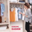 Neaties Strong Plastic Clothes Hangers Bulk, 20 30 50 100 Pack Available, Laundry Clothes Hanger (60pk White)