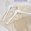 Amber Home 30 Pack Solid Wood Suit Coat Hangers, Smooth White Finish Wooden Dress Hangers with Non Slip Pant Bar (White+Gold, 30) Amber Home 30 Pack Solid Wood Suit Coat Hangers, Smooth White Finish Wooden Dress Hangers with Non Slip Pant Bar (White+Gold, 30)