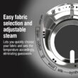 CHI Steam Iron for Clothes with 8’ Retractable Cord, 1700 Watts, 3-Way Auto Shutoff, 400+ Holes, Silver (13106)