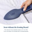 Nori Press Travel Steam Iron - Handheld Iron With Optional Steam Feature - No Ironing Board Required - Navy