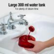 CHI Handheld Garment Steamer for Clothes, 2 Continuous Steam Modes, Full-Size 300 ml Capacity Water Tank, 1600 Watts, Red (11590)