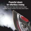 CHI Steam Iron for Clothes with 8’ Retractable Cord, 1700 Watts, 3-Way Auto Shutoff, 400+ Holes, Silver (13106)