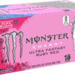 Monster Energy Ultra Fantasy Ruby Red, Sugar Free Energy Drink, 16 Ounce (Pack of 15)