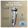Braun Electric Razor for Men, Waterproof Foil Shaver, Series 9 Pro 9477cc, Wet & Dry Shave, with Portable Charging Case, Silver Braun Electric Razor for Men, Waterproof Foil Shaver, Series 9 Pro 9477cc, Wet & Dry Shave, with Portable Charging Case, Silver