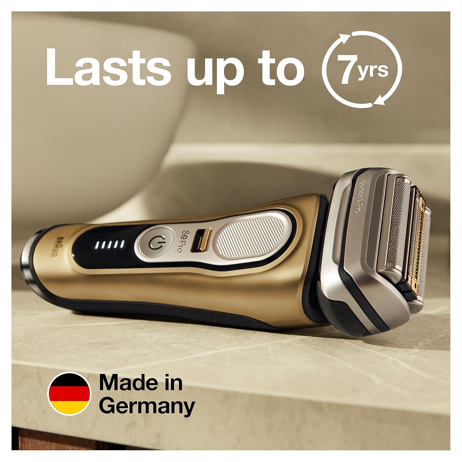 Braun Series 9 Pro 9419s Electric Shaver for Men, Wet & Dry Shave, Shaving Kit with 4+1 Head with ProLift Trimmer Braun Series 9 Pro 9419s Electric Shaver for Men, Wet & Dry Shave, Shaving Kit with 4+1 Head with ProLift Trimmer - Image 3