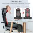 Snailax shiatsu Neck & Back Massager with Heat, Full Back Kneading Shiatsu or Rolling Massage