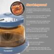 Nuwave Pro Plus 2 Infra-Red Oven, Countertop, Convection, Cook Fresh or Frozen, Tough Power Dome, Cozy Blue