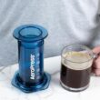 AeroPress Clear Blue Coffee Press – 3 In 1 Brew Method Combines French Press, Pourover, Espresso, Blue