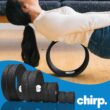 Chirp Wheel Foam Roller - Targeted Back Foam Roller for Neck & Back Pain Relief, Deep Tissue Muscle Massage