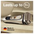 Braun Electric Razor for Men, Waterproof Foil Shaver, Series 9 Pro 9477cc, Wet & Dry Shave, with Portable Charging Case, Silver Braun Electric Razor for Men, Waterproof Foil Shaver, Series 9 Pro 9477cc, Wet & Dry Shave, with Portable Charging Case, Silver