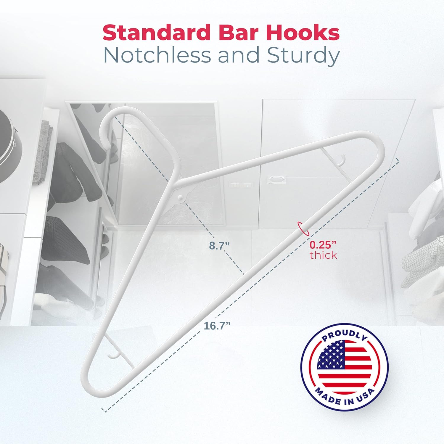 Neaties Strong Plastic Clothes Hangers Bulk, Laundry Clothes Hanger, Coat Hangers Plastic (60pk Mint) Neaties Strong Plastic Clothes Hangers Bulk, Laundry Clothes Hanger, Coat Hangers Plastic (60pk Mint) - Image 7