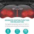 Shiatsu Neck and Back Massager with Soothing Heat, Nekteck Electric Deep Tissue 3D Kneading Massage Pillow Shiatsu Neck and Back Massager with Soothing Heat, Nekteck Electric Deep Tissue 3D Kneading Massage Pillow