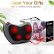 Papillon Shiatsu Back and Neck Massager with Heat, Deep Tissue Kneading, Electric Massage Pillow