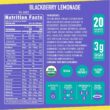 ROAR Complete Hydration Organic - Electrolyte Drinks Loaded with Vitamins C, B5, B12 - Blackberry Lemonade - 12 pc