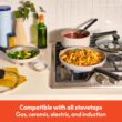 Bella 21 Piece Kitchen Set with EverGood Ceramic Nonstick Coating, Dishwasher & Oven Safe, Oatmilk Bella 21 Piece Kitchen Set with EverGood Ceramic Nonstick Coating, Dishwasher & Oven Safe, Oatmilk