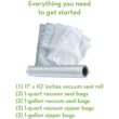 FoodSaver 2-in-1 Automatic Vacuum Sealing System with Starter Kit, V4440, Black Finish