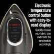 CHI Mini Steam Iron for Clothes, Sewing, Crafting and Travel with Titanium Infused Ceramic Soleplate, 1000 Watts, XL 10’ Cord, Black (13120) CHI Mini Steam Iron for Clothes, Sewing, Crafting and Travel with Titanium Infused Ceramic Soleplate, 1000 Watts, XL 10’ Cord, Black (13120)