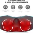 MagicMakers Neck Massager with Heat - Electric Shiatsu Deep Kneading Back Massage