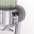 simplehuman Double Wall Mount Shower Pump, 2 x 15 fl. oz. Shampoo and Soap Dispensers, Stainless Steel