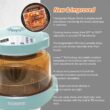 Nuwave Pro Plus 2 Infra-Red Oven, Countertop, Convection, Cook Fresh or Frozen, Tough Power Dome, Mint Green