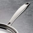 Tramontina Tri-Ply Clad Stainless Steel 10-Piece Cookware Set with Lids, Pots and Pans Kitchen Set