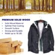 Amber Home 30 Pack Vintage Wooden Coat Hangers, Walunt Wood Suit Hangers with Non Slip Pant Bar (Retro, 30) Amber Home 30 Pack Vintage Wooden Coat Hangers, Walunt Wood Suit Hangers with Non Slip Pant Bar (Retro, 30)