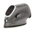 CHI Mini Steam Iron for Clothes, Sewing, Crafting and Travel with Titanium Infused Ceramic Soleplate, 1000 Watts, XL 10’ Cord, Black (13120)