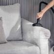 SALAV GS18-DJ Standing Garment Steamer with Roll Wheels for Easy Movement, 1500 watts, White