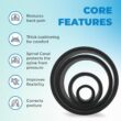 Chirp Wheel Foam Roller - Targeted Back Foam Roller for Neck & Back Pain Relief, Deep Tissue Muscle Massage