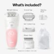 Braun Epilator Silk-épil 5 5-620, Hair Removal Device, Epilator for Women, Shaver & Trimmer, Cordless, Rechargeable, Wet & Dry, 6 Piece Set Braun Epilator Silk-épil 5 5-620, Hair Removal Device, Epilator for Women, Shaver & Trimmer, Cordless, Rechargeable, Wet & Dry, 6 Piece Set