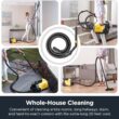 Eureka 3670M Canister Cleaner, Lightweight Powerful Vacuum for Carpets and Hard floors, w/ 5bags,Yellow