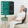 Snailax shiatsu Neck & Back Massager with Heat, Full Back Kneading Shiatsu or Rolling Massage