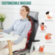 Snailax Vibration Back Massager with Heat, Massage Seat Cushion with 6 Vibrating Motors and 2 Heat Levels Snailax Vibration Back Massager with Heat, Massage Seat Cushion with 6 Vibrating Motors and 2 Heat Levels