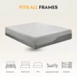 MLILY Ego Gray 14 inch Gel Memory Foam Mattress, King Mattress in a Box, Medium