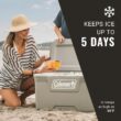 Coleman Classic Series 70-Quart Hard Cooler, Rock Coleman Classic Series 70-Quart Hard Cooler, Rock