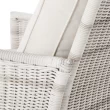 Better Homes & Gardens Paige Outdoor Wicker Stationary Lounge Chairs, Set of 2, White Better Homes & Gardens Paige Outdoor Wicker Stationary Lounge Chairs, Set of 2, White