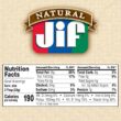 Jif Natural Creamy Peanut Butter Spread, 28 Ounces (Pack of 10), Contains 90% Peanuts