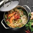 Tramontina Tri-Ply Clad Stainless Steel 9-Piece Cookware Set with Lids, NSF-Certified