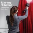 CHI Handheld Garment Steamer for Clothes, 2 Continuous Steam Modes, Full-Size 300 ml Capacity Water Tank, 1600 Watts, Red (11590)