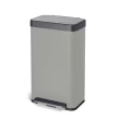 Home Zone Living 18.5 gal/70 Liter Kitchen Garbage Can Stainless Steel, Ocean Fog