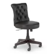 Bush Furniture Leather Task Chair, Black