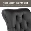 Bush Furniture Leather Task Chair, Black