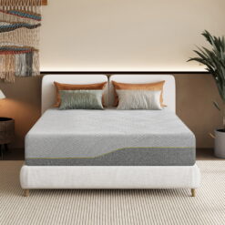 MLILY Ego Gray 14 inch Gel Memory Foam Mattress, Queen Mattress in a Box, Medium